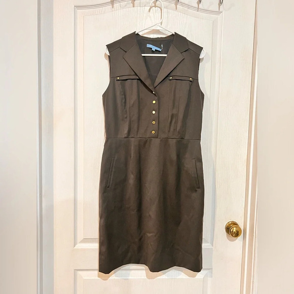 Antonio Melani Brown Utility Dress - Picture 1 of 7